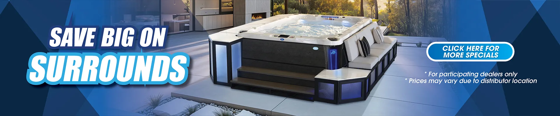 Calspas hot tub being used in a family setting - Westminster