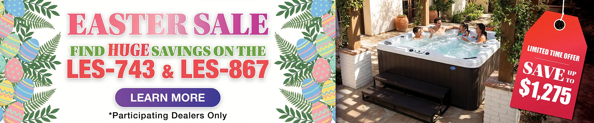 Calspas hot tub being used in a family setting - Westminster